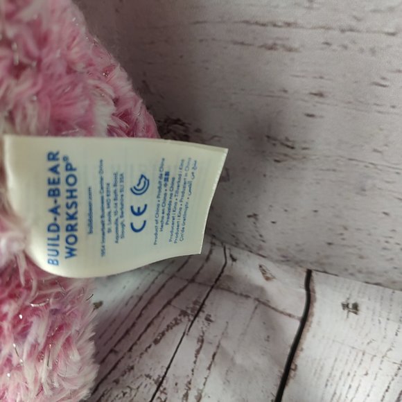 Build a Bear Twinkle Deer Pink Reindeer Stuffed Animal Plush Sparkle BABW 15" - Picture 7 of 9